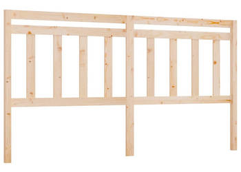 Wezgłowie łóżka 206x4x100 cm lite drewno sosnowe WM-814114