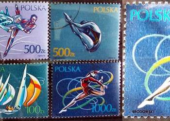 Znaczki polskie rok 1990 Fi 3110 - 3115 z błędem B2