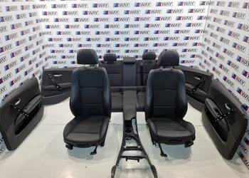 BMW E87 FOTELE KANAPA BOCZKI SPORT SPORTSITZE GRZANE PÓŁ SKÓRA EUROPA