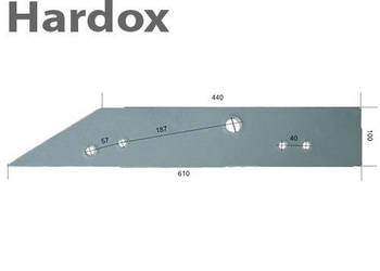 Płoza długa HARDOX 94606/P części do pługa OVERUM