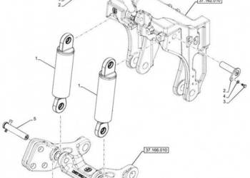 New Holland T6090 T6070 Sworzeń zaczepu 35mm od x 149mm l 84472979