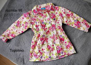 Śliczny płaszczyk wiosenny marki Topolino rozmiar 98