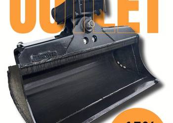 Łyżka skarpowa hydrauliczna 100 cm 2,5–4t HARDOX — Lehnhoff MS01 SYMLOCK