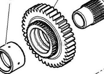 Massey Ferguson 5410 Koło Zębate Zębnik Zębatka Sprzęgła Skrzyni Biegów 39…