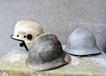 Stare Hełmy Strażackie.