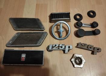 Fiat 125p kratki emblematy