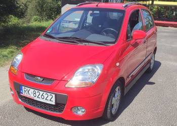 CHEVROLET MATIZ 1.0-67 tys.km - klima, alusy - idealny stan