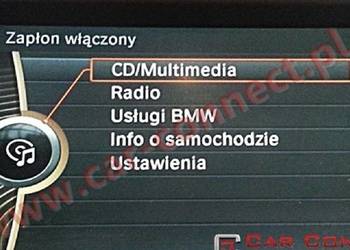 BMW Polskie Menu Język Warszawa F01 F10 F20 F25 F30 X5 X3
