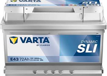 Akumulator 72Ah 680A EN VARTA Dynamic E43