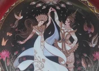 BRADEX Tajska bajka o miłości*Royal Porcelain Kingdom Of Thailand Plate BRADEX Tajska bajka o miłości*Royal Porcelain Kingdom Of Thailand Plate