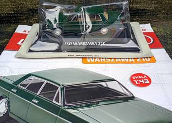 WARSZAWA 210 Sedan Legendy FSO model 1:43 Deagostini Kultowe auta PRL nowy
