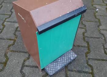Kosz kubeł na śmieci PRL śmietnik