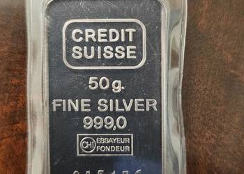 Sztabka srebra 50g