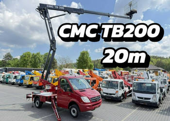 Mercedes Sprinter Podnośnik Koszowy 20m CMC TB200 Zwyżka Ważne UDT Wumag G…
