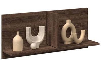 Półka ścienna 70x165x30 cm brązowy dąb WM-854856