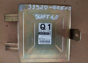 SUZUKI SWIFT komputer sterownik 3392067e10