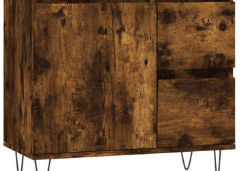 Szafka łazienkowa przydymiony dąb 65x33x60 cm WM-831609