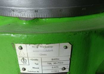 Stół obrotowy frezarki 315