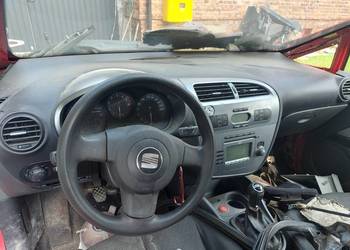 Seat Leon 2 Kompletna DESKA ROZDZIELCZA Pasy Airbagi Sensor ORYG