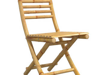 Składane krzesła ogrodowe 6 szt. 43x54x88 cm bambusowe WM-3278518