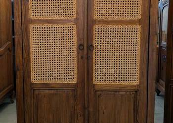 Szafa,bieliźniarka kolonialna rattan ,szer. 98 cm-sklep Dąbrowa Górnicza