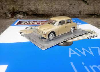 AWZ P70 LIMOUSINE kultowe auta PRL 1/43 model Deagostini kolekcja
