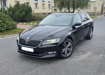 Skoda Superb kombi 2.0TDI 150KM Bezwyp. Serwisowany 2x koła Wygodny Automat