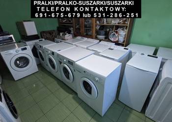 Używane pralki, pralko-suszarki, suszarki - gwarancja / transport