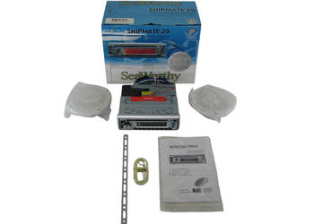 Zestaw Muzyczny Radio + głośniki do jachtu łodzi Motorówki Hausboot