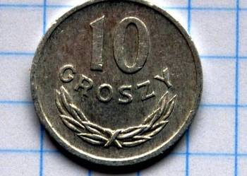 10 GROSZY 1975 ROK - POLSKA