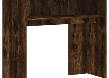 Stolik konsolowy przydymiony dąb 100x35x90 cm WM-848469