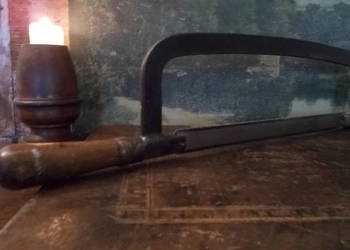 & Stara Piła & Drewniana Rączka & Vintage &