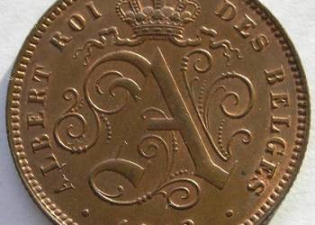 BELGIA 2 CENT. 1912 - LEW - STAN MENNICZY -