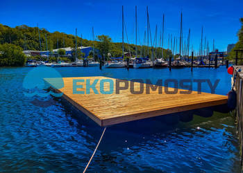 Platforma pod houseboat, pływający domek, platforma pływająca 10x4m