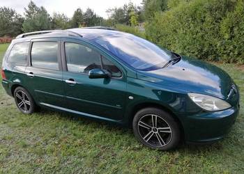 Peugeot 307 SW 2.0 HDi 90 KM XT Premium, 2004 r., 7 miejsc, 199 685 km — 5