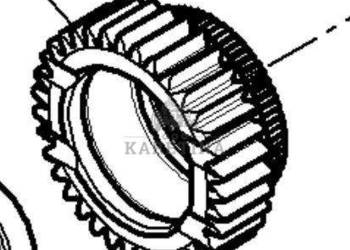Massey Ferguson 5430 Koło Zębate Wału Wyjściowego 35 Zębów CZĘŚCI 4304353M1