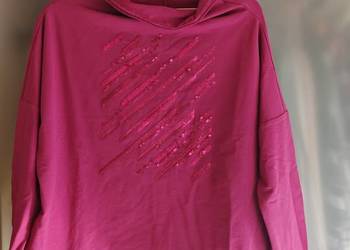 Bawełniana fuksjowa bluza Monnari rozmiar L