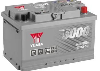 Akumulator 75Ah 710A Yuasa Silver 12V  EN Prawy Plus