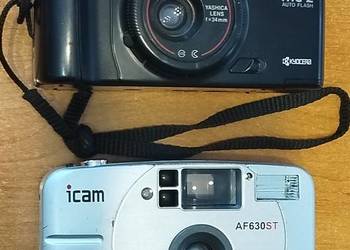 Dwa aparaty fotograficzne