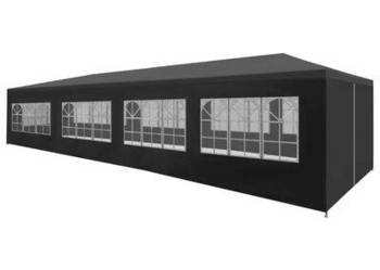 vidaXL Namiot imprezowy, 3 x 12 m, antracytowy(sku45106)