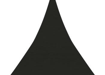 Żagiel przeciwsłoneczny 160 g/m² czarny 4x5x5 m HDPE WM-311756