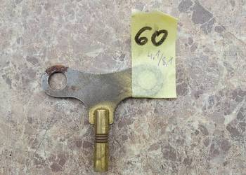 60 Stary mały klucz do nakręcania zegara 4,1mm
