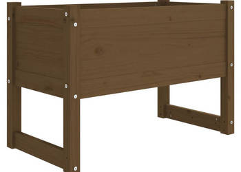 Donica miodowy brąz 78x40x52 cm lite drewno sosnowe WM-822120