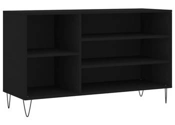 Szafka na buty czarna 102x36x60 cm materiał drewnopochodny WM-831413