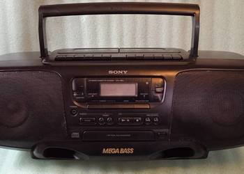 Radiomagnetofon z CD Sony Mega Bass