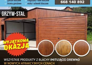 Typowy Garaż Blaszany Złoty Dąb / Garaże Blaszane - GRZYWSTAL