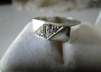 Solidny pierścień/sygnet srebro 925