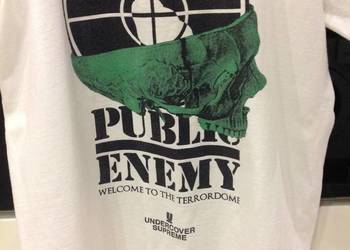 T - Shirt  Koszulka SUPREME UNDERCOVER PUBLIC ENEMY rozm M Biała