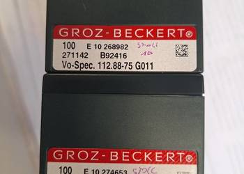 Igły do maszyny dziewiarskiej STOLL E10; Vo-Spec. 112.88-75 G011/G018
