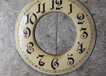 T135 Tarcza starego zegara pierścień godzinowy ślązaka 16,7cm